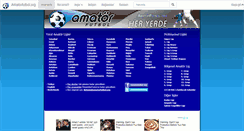 Desktop Screenshot of amatorfutbol.org